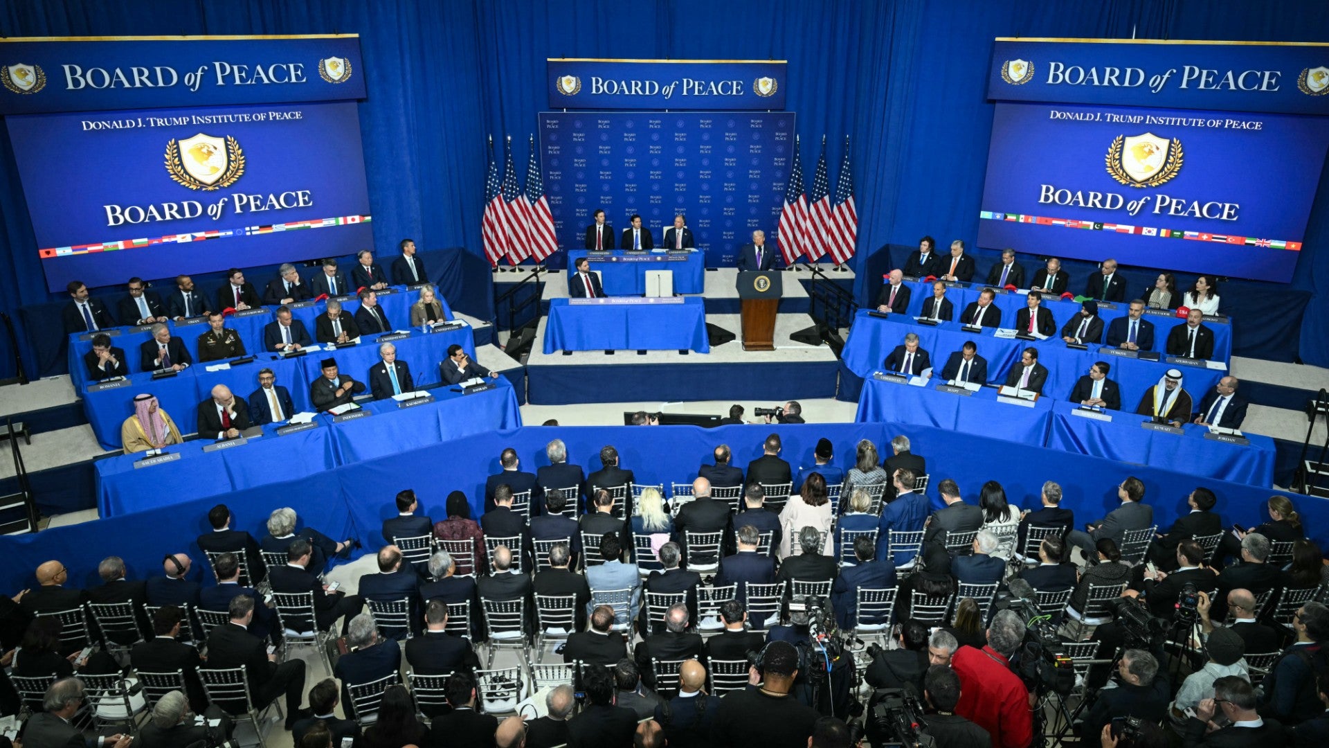 Junta de Paz | Foto: AFP