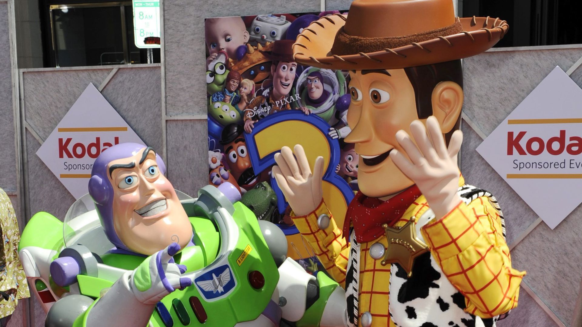 Buzz Lightyear y Woody - Foto: AFP
