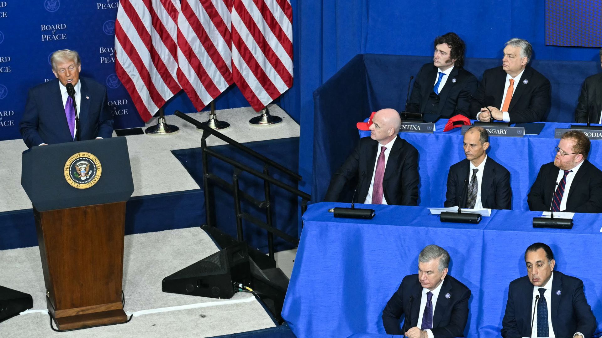 Junta de Paz | Foto AFP