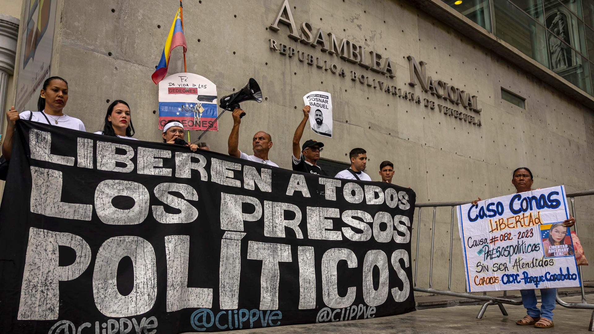 Piden la libertad de todos los presos políticos en Venezuela en la Asamblea Nacional - Foto: EFE
