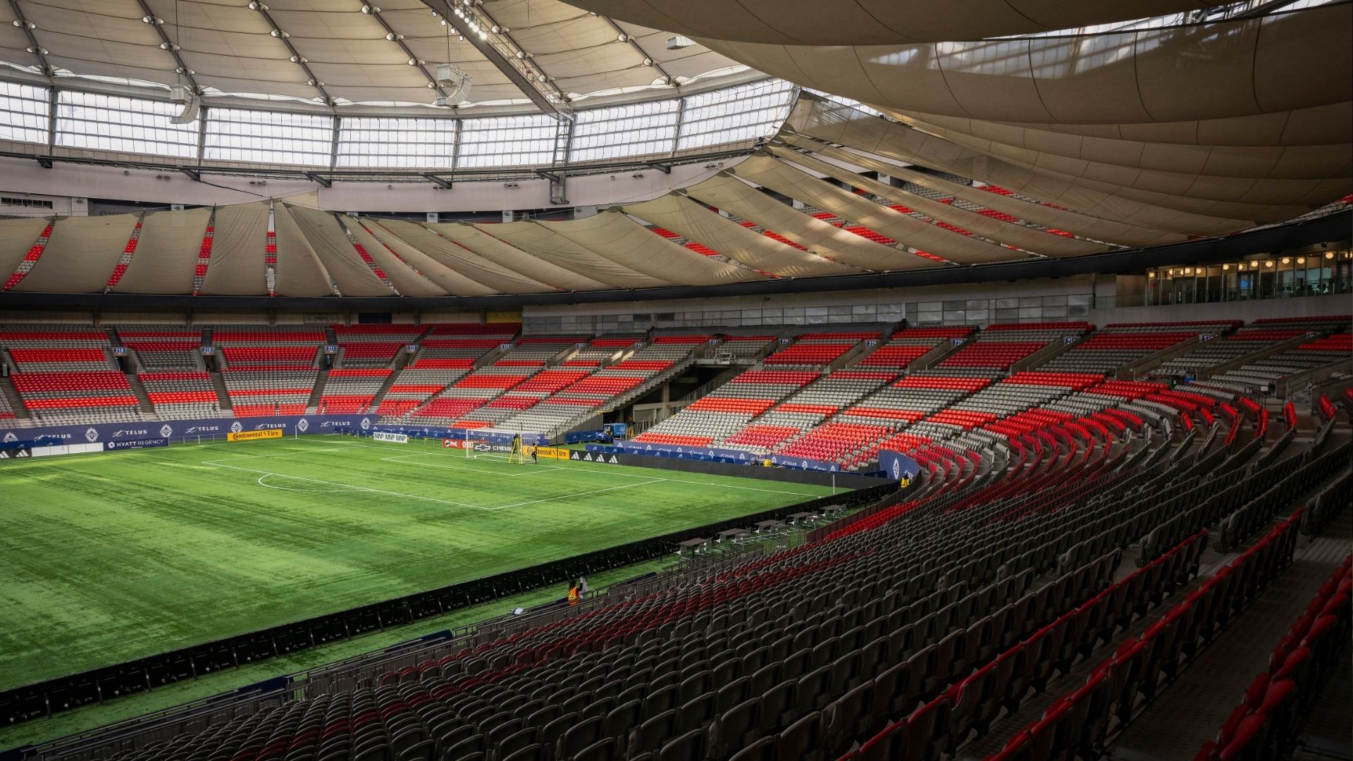 Estadio BC Place en Canadá (Una de las sedes del Mundial 2026) - Foto AFP