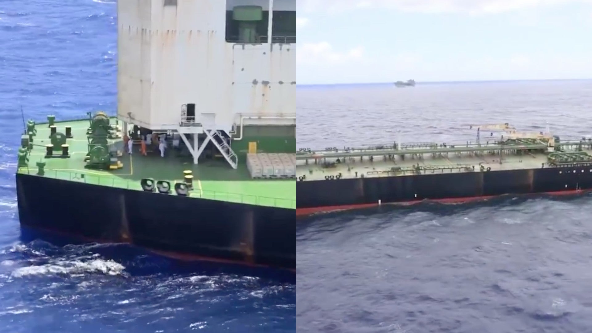 Abordaje a petrolero del Departamento de Guerra. (Departamento de Guerra)