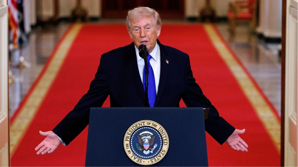 Donald Trump, presidente de EE. UU. (AFP)