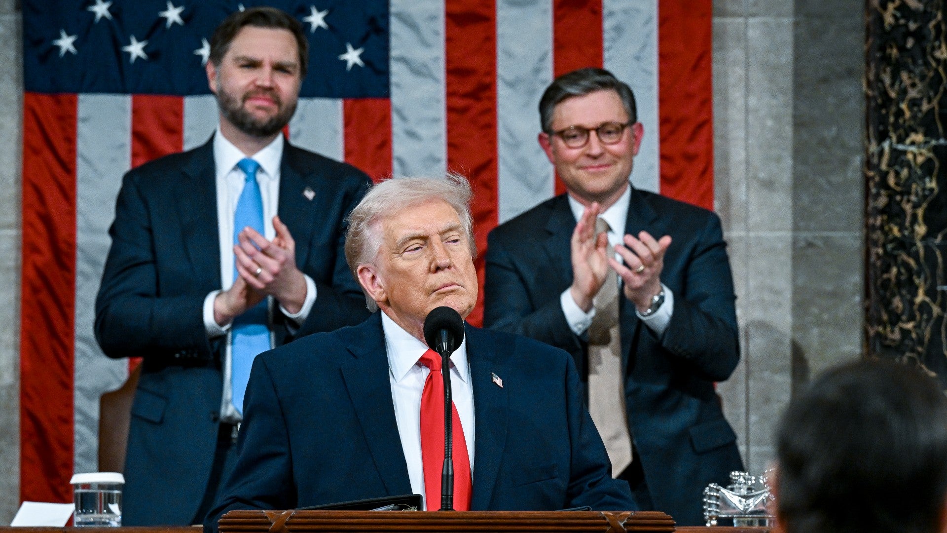 Donald Trump, presidente de EE. UU. ofreciendo el discurso del Estado de la Unión - Foto: EFE