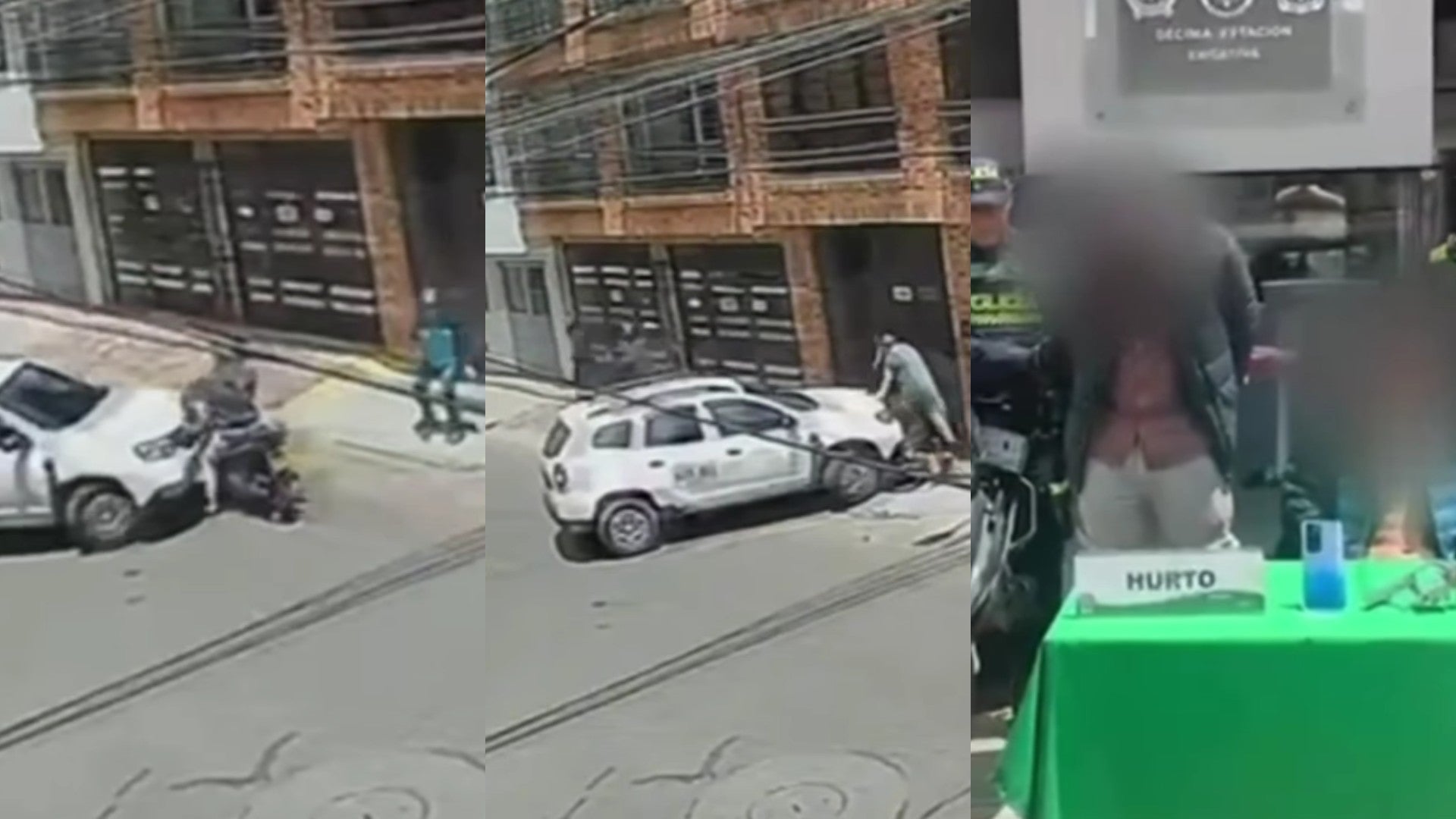 Frustran robo en Bogotá / FOTO: Captura de video