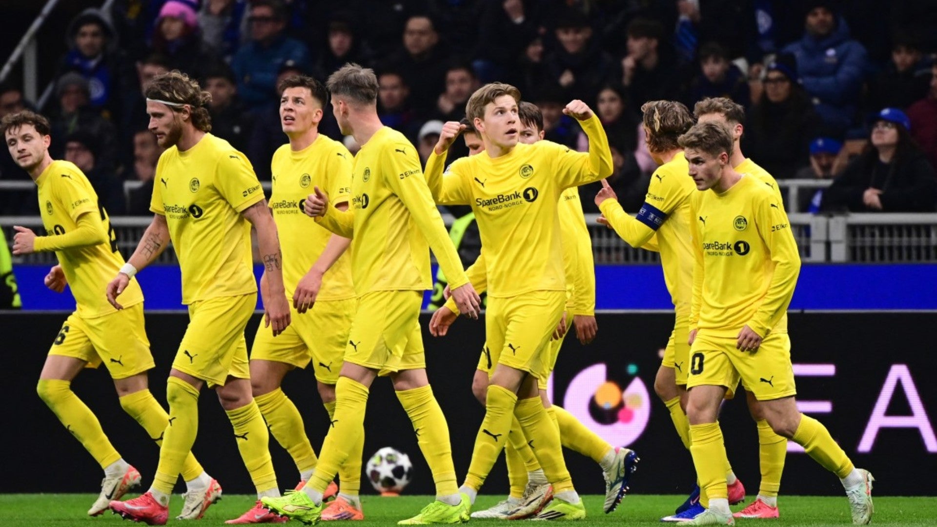 Jugadores del Bodø/Glimt - Foto: AFP