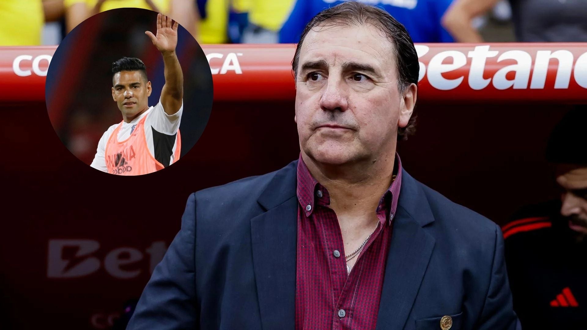 Falcao y Néstor Lorenzo - Fotos: EFE