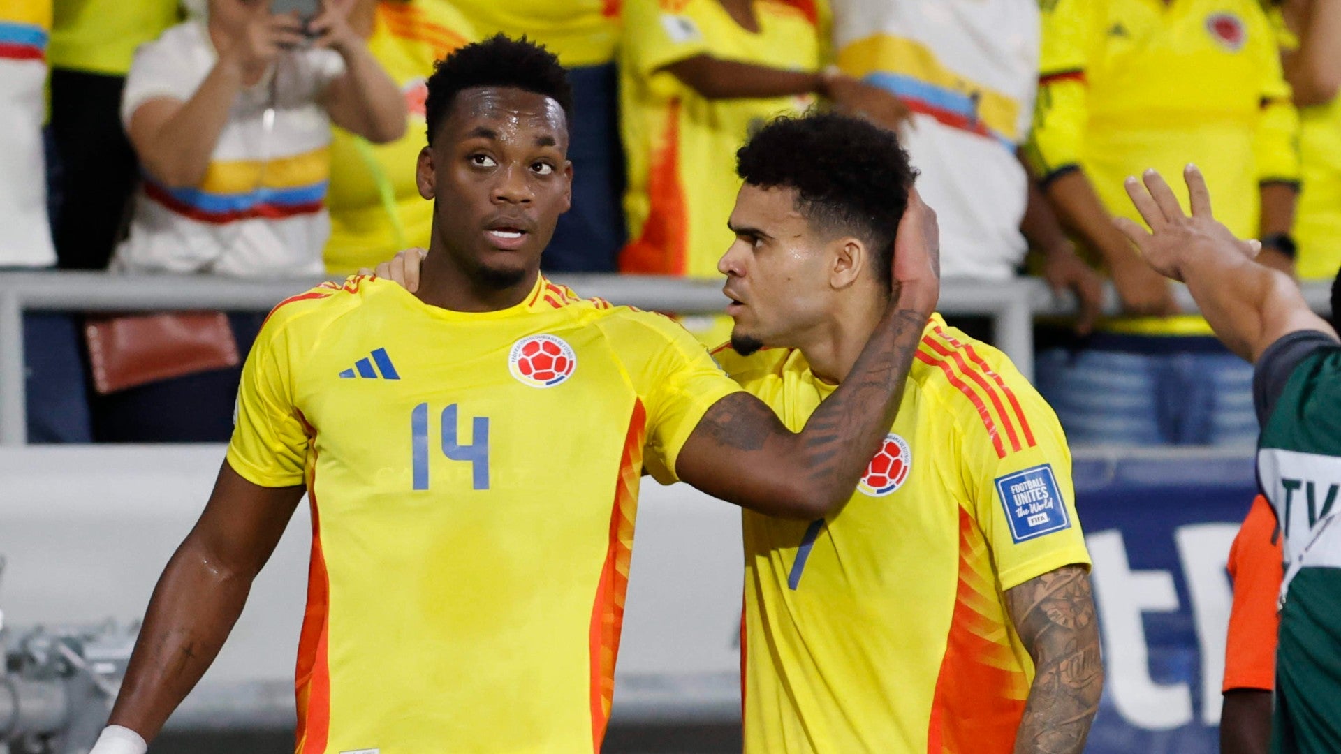 Luis Díaz y Jhon Jáder Durán | Foto: EFE