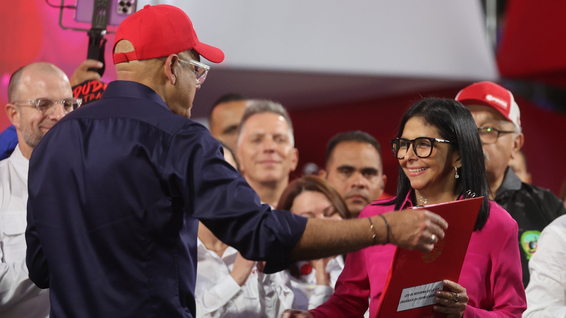 Jorge y Delcy Rodríguez - Foto: EFE