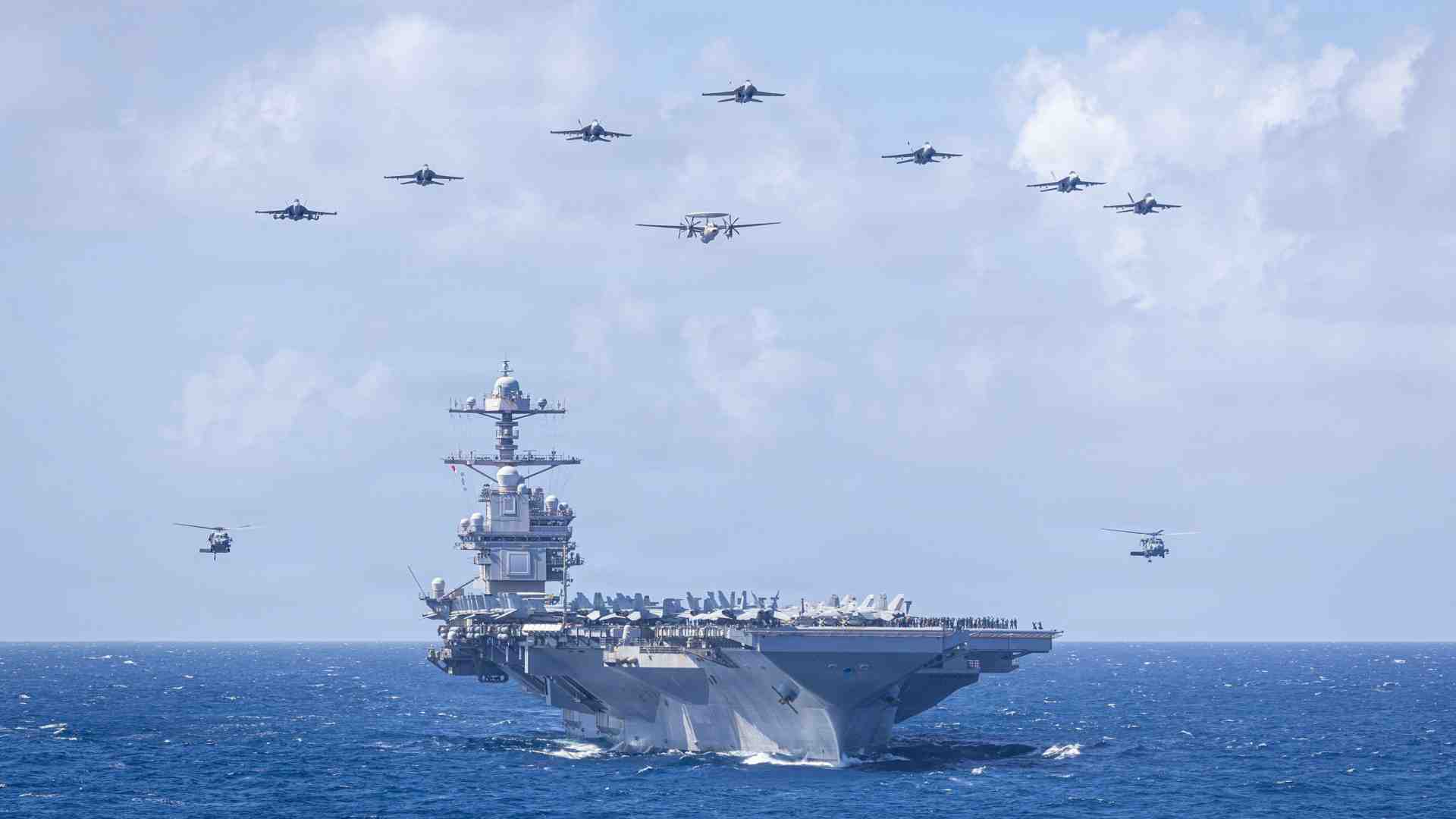 El USS Abraham Lincoln junto con su grupo de combate a aguas de Oriente Medio