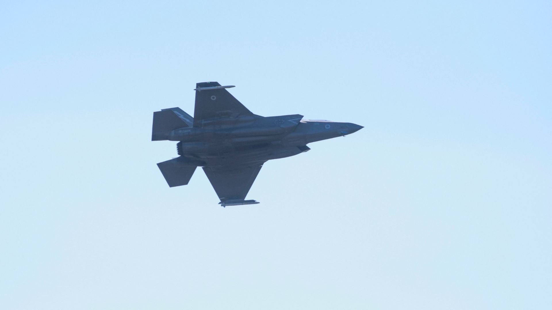 Avión de combate despega de la base Akrotiri de la RAF | Foto AFP