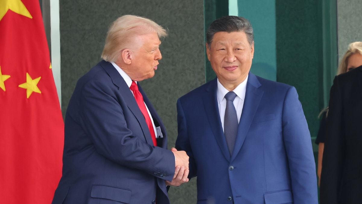 Donald Trump y Xi Jinping (EFE)