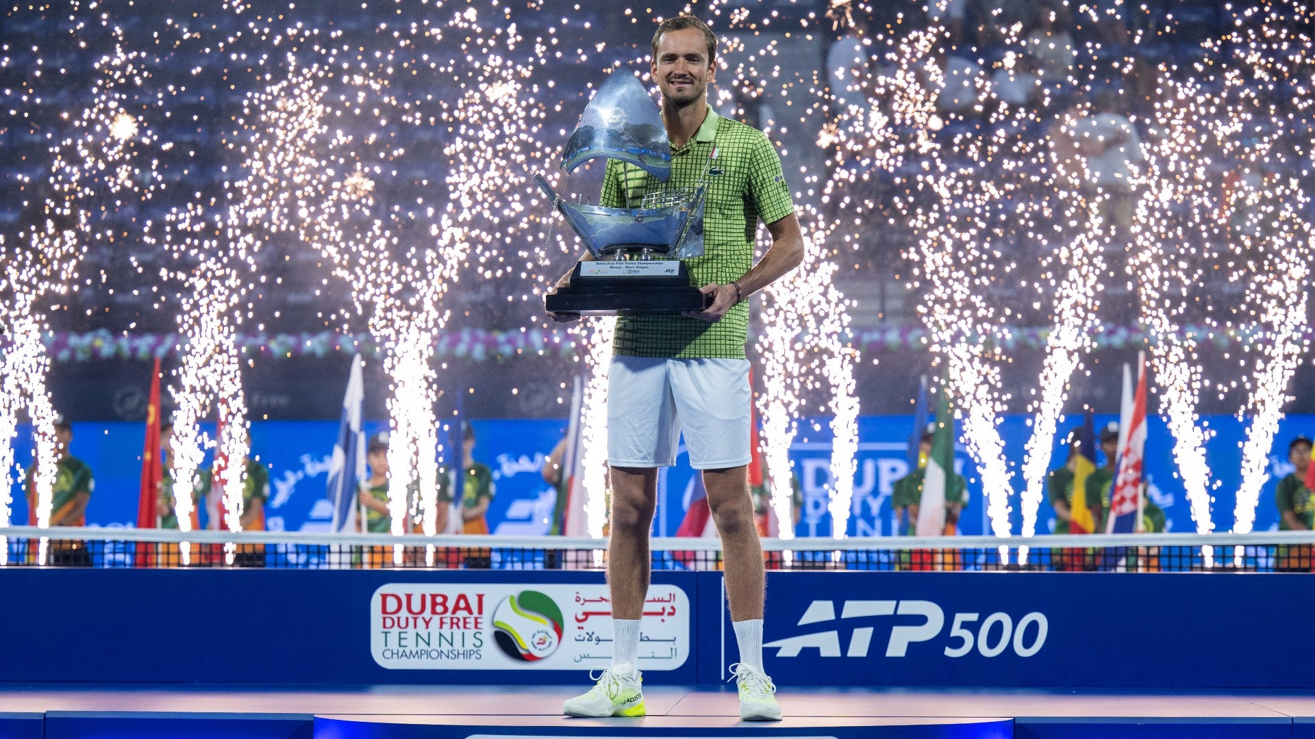 Uno de los tenitas bloqueados en Dubái, Daniil Medvedev | Foto: AFP