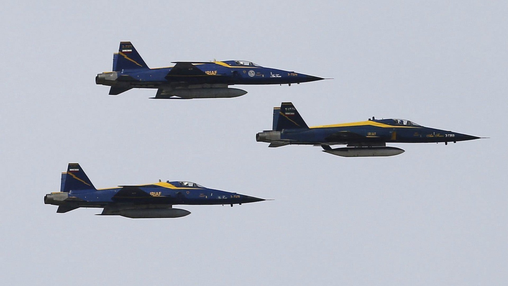 Aviones de combate de la Fuerza Aérea iraní | Foto: EFE