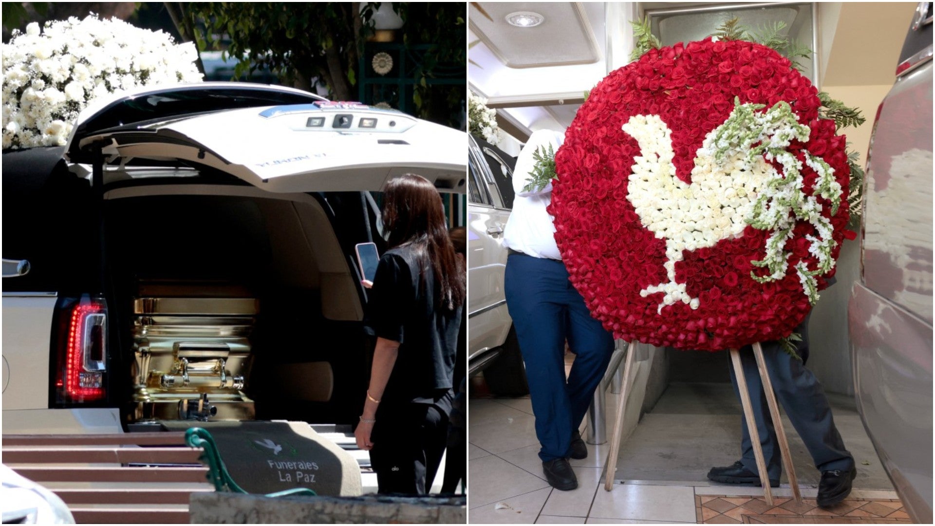 Funeral del narcotraficante mexicano Nemesio Oseguera, alias 'El Mencho' - Fotos: AFP