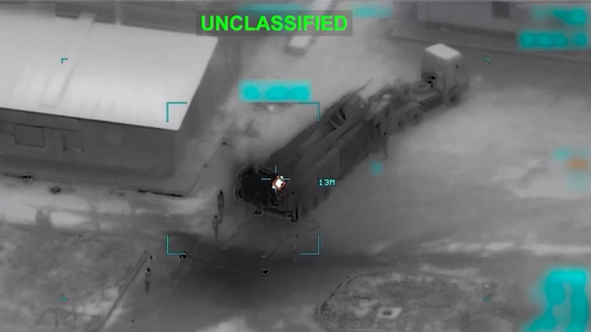 Video desclasificado del Comando Central de ataque a objetivos iraníes - Foto: Captura