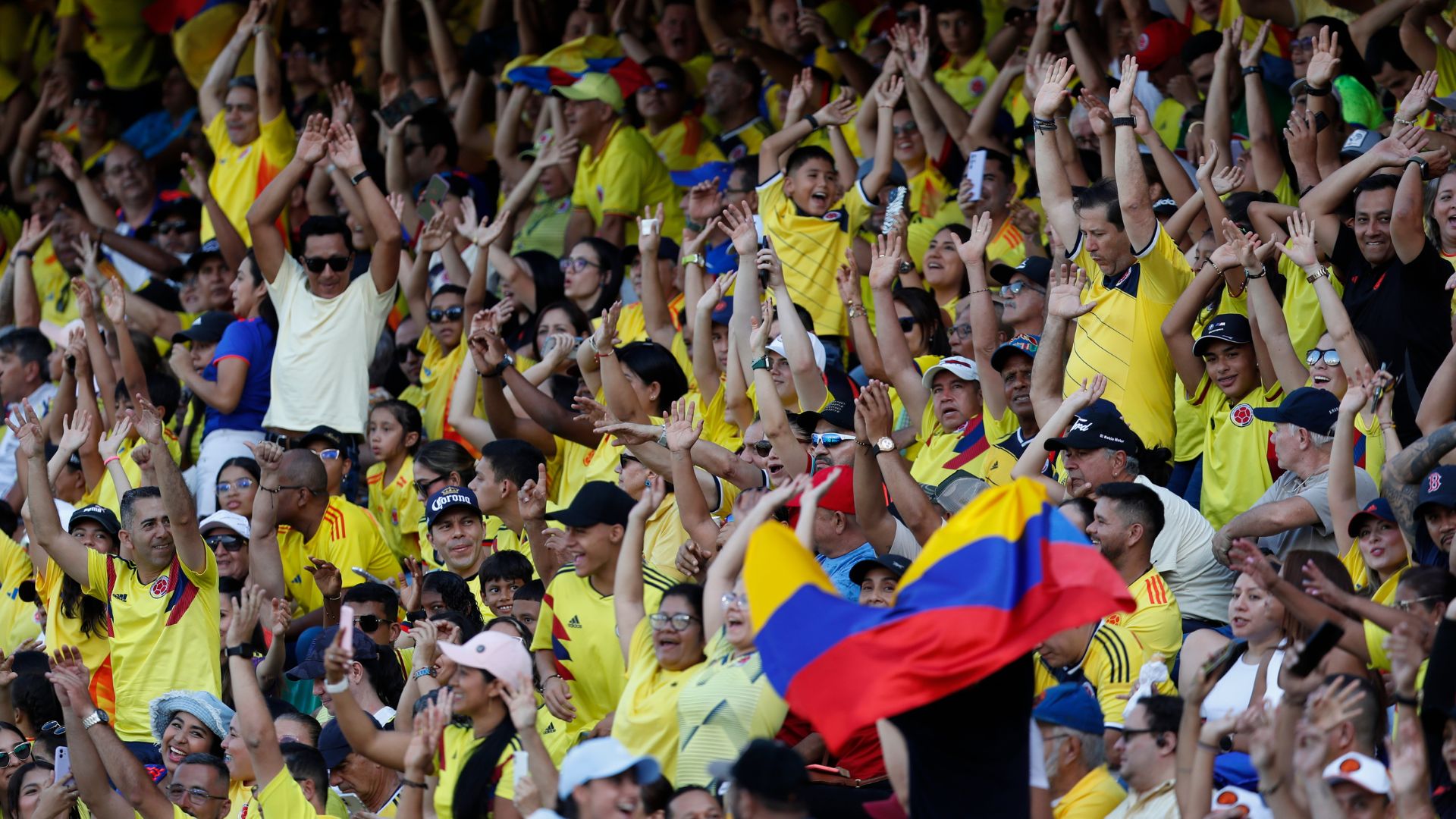 Hinchas de la selección Colombia - Foto EFE