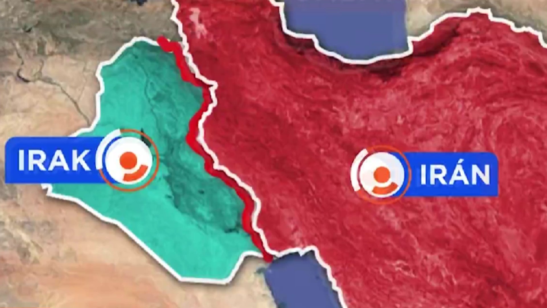Irak e Irán / FOTO: Captura de pantalla