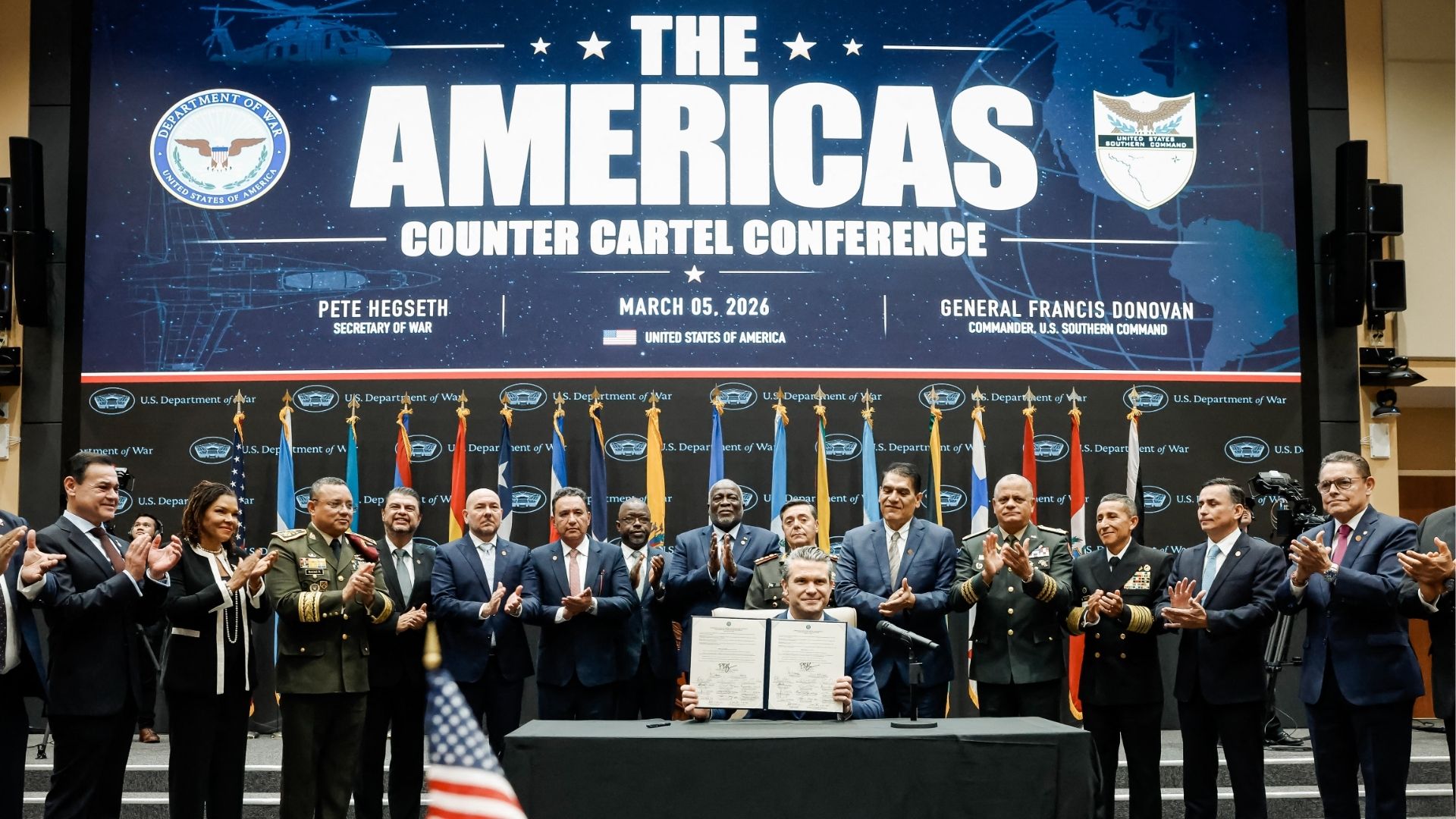 Conferencia Anticarteles de las Américas - Foto AFP