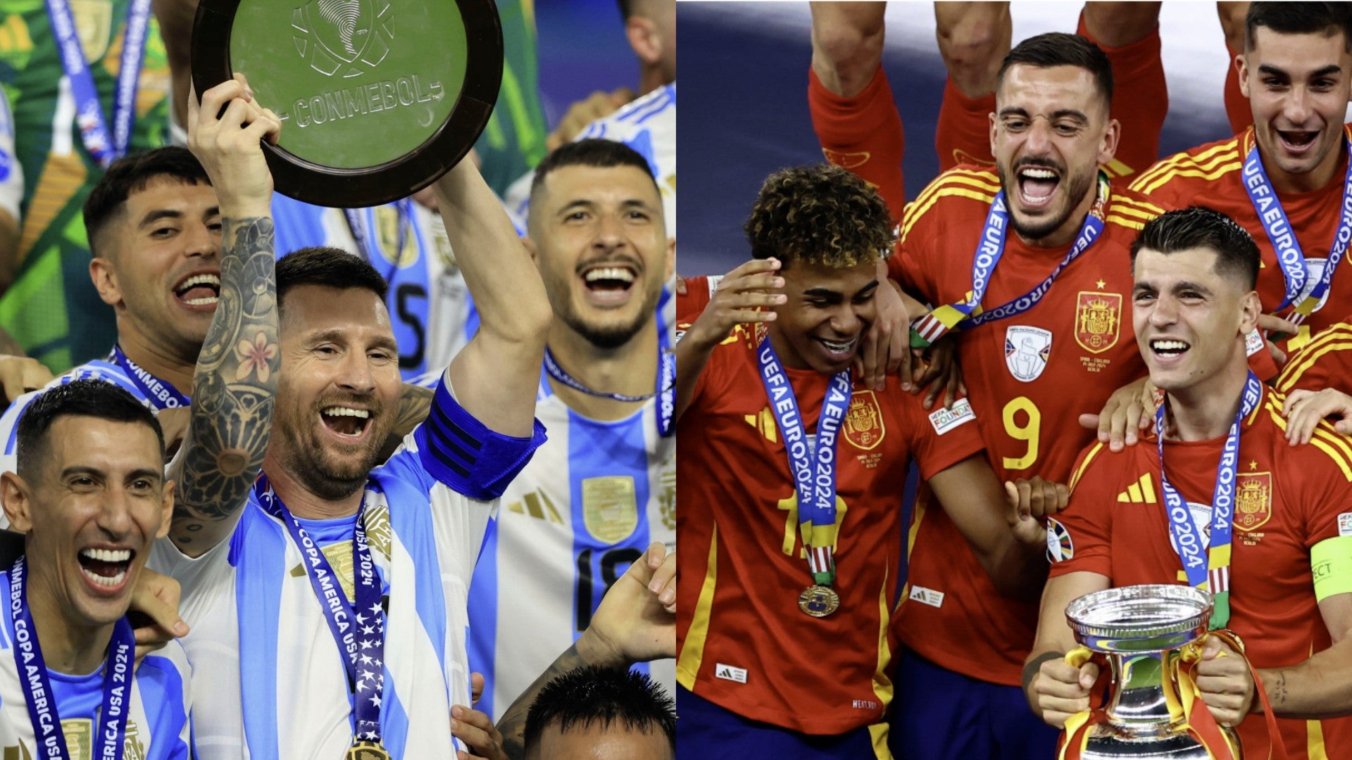 Argentina y España | Foto: EFE