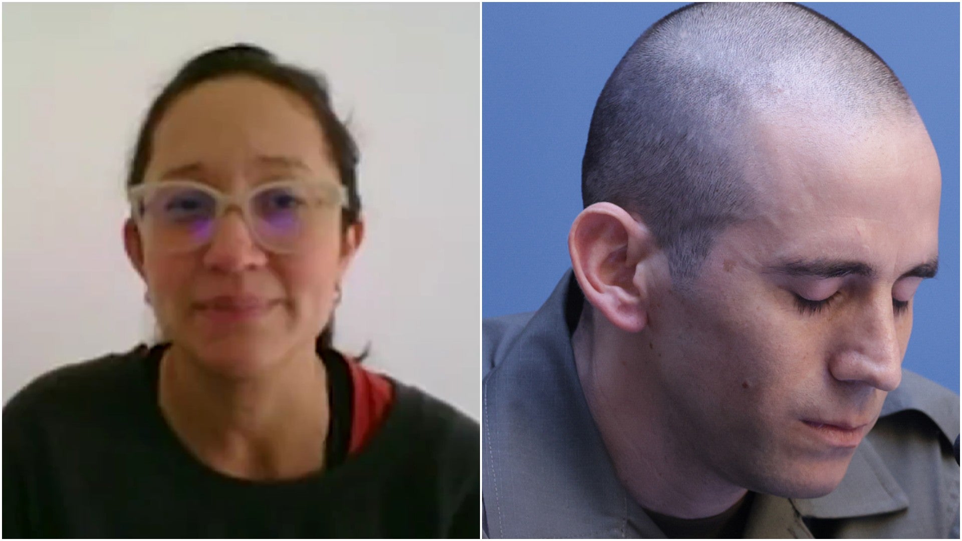 María Alexandra Gómez, esposa Nahuel Gallo, gendarme argentino exsecuestrado por el régimen venezolano - Fotos: NTN24 / EFE