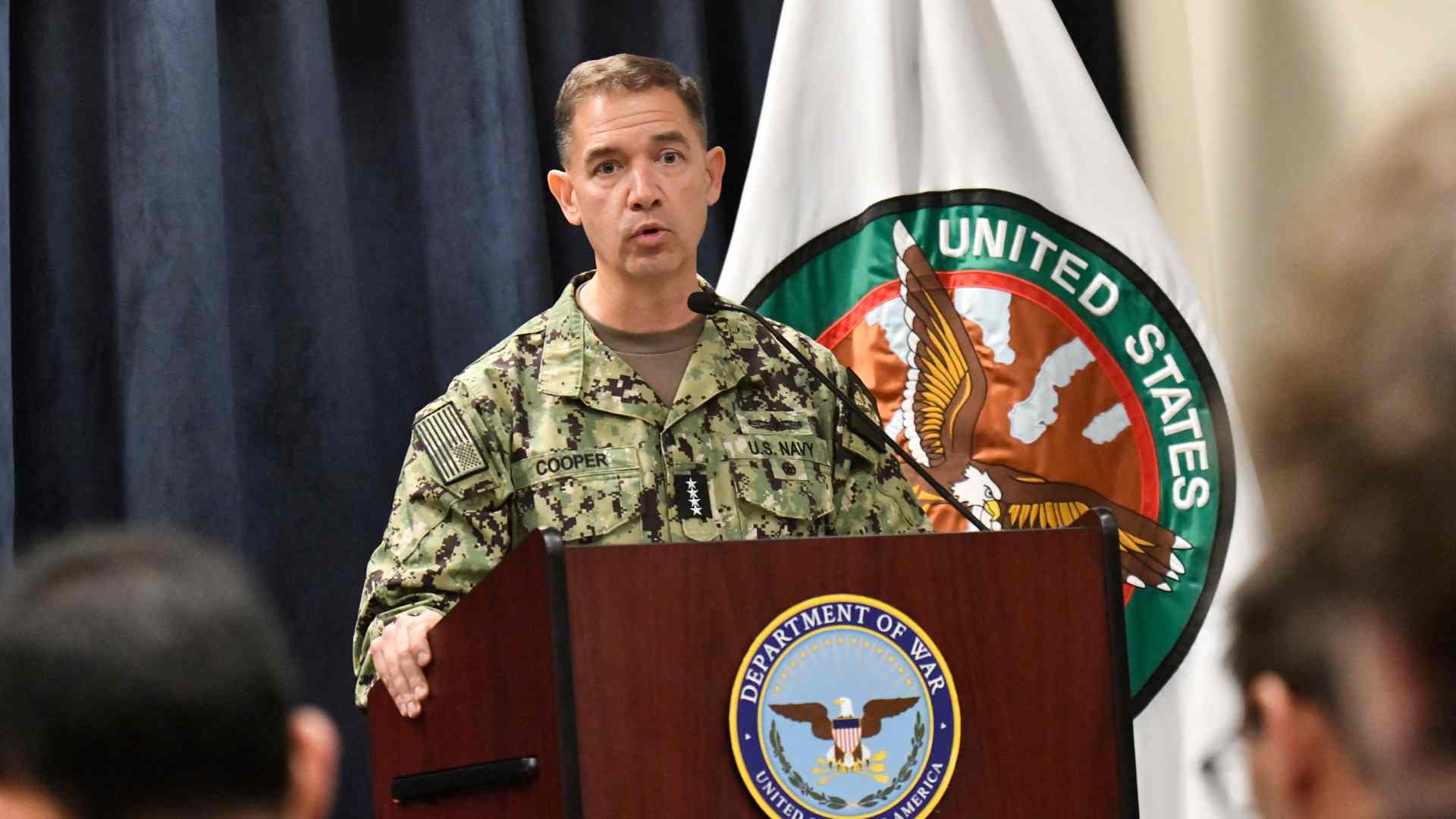 Brad Cooper, jefe del Comando Central - AFP