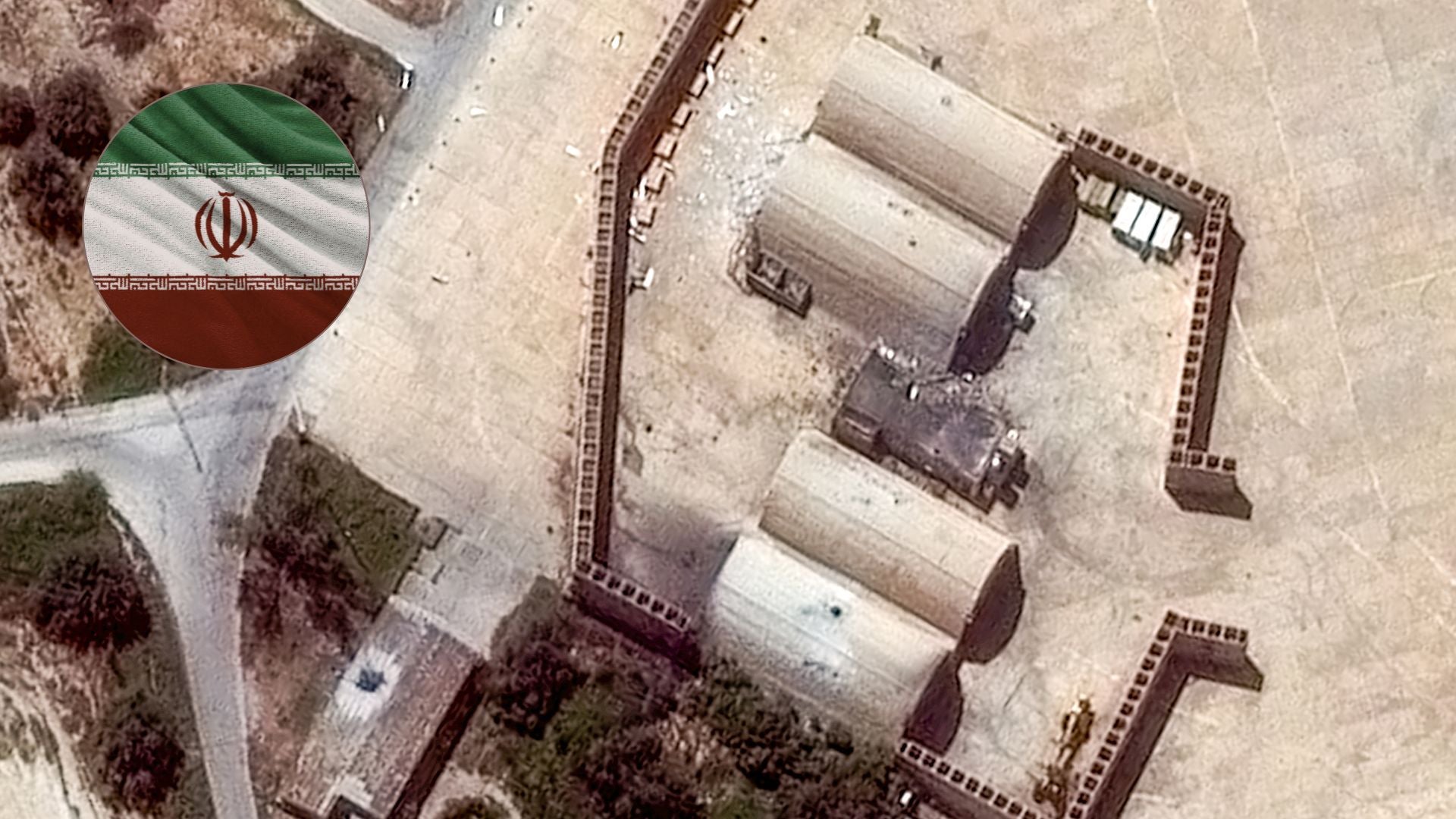 Imagen satelital de ataques aéreos | Foto AFP