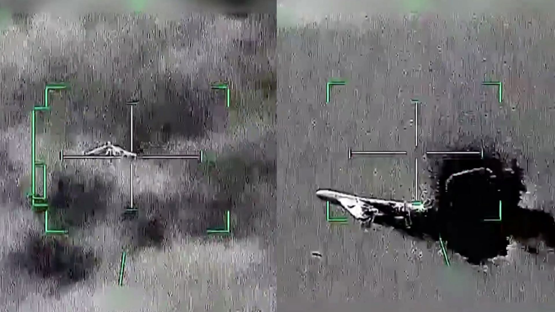 Ataque de Emiratos Árabes Unidos a objetivos iraníes. (X Ministerio de Defensa de EAU)