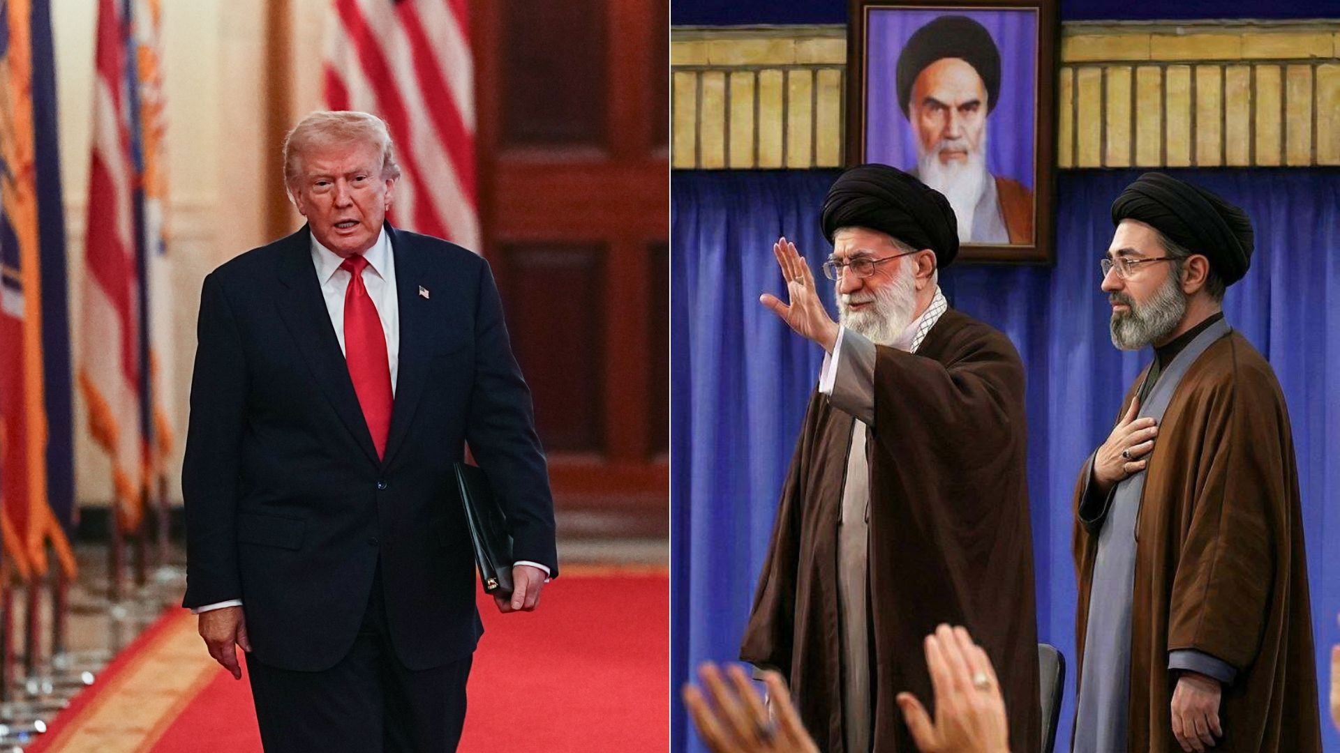 Donald Trump/ Mojtabá Jameneí - Fotos EFE