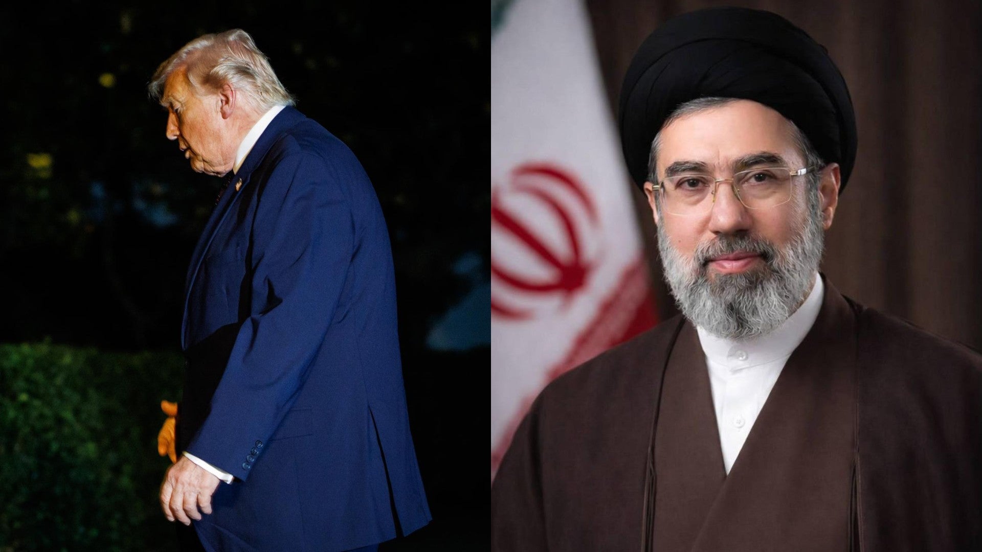 Donald Trump y Mojtabá Jameneí. (Fotos: EFE)