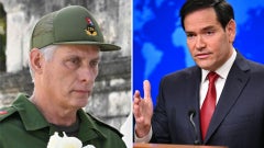 Régimen Miguel Díaz Canel y Marco Rubio | Fotos EFE