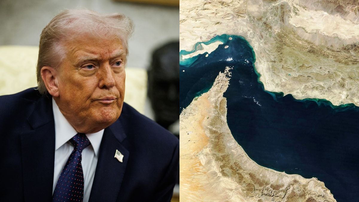 Foto: Donald Trump - Estrecho de Ormuz