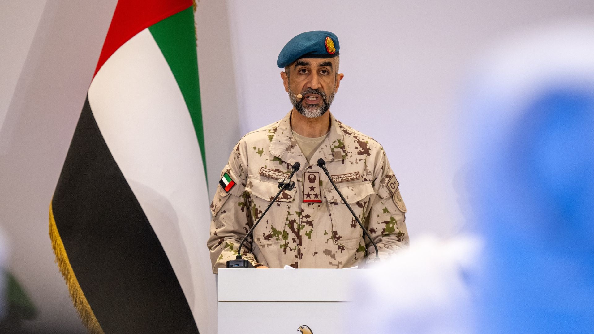 Portavoz del Ministerio de Defensa de los Emiratos Árabes Unidos - Foto: AFP