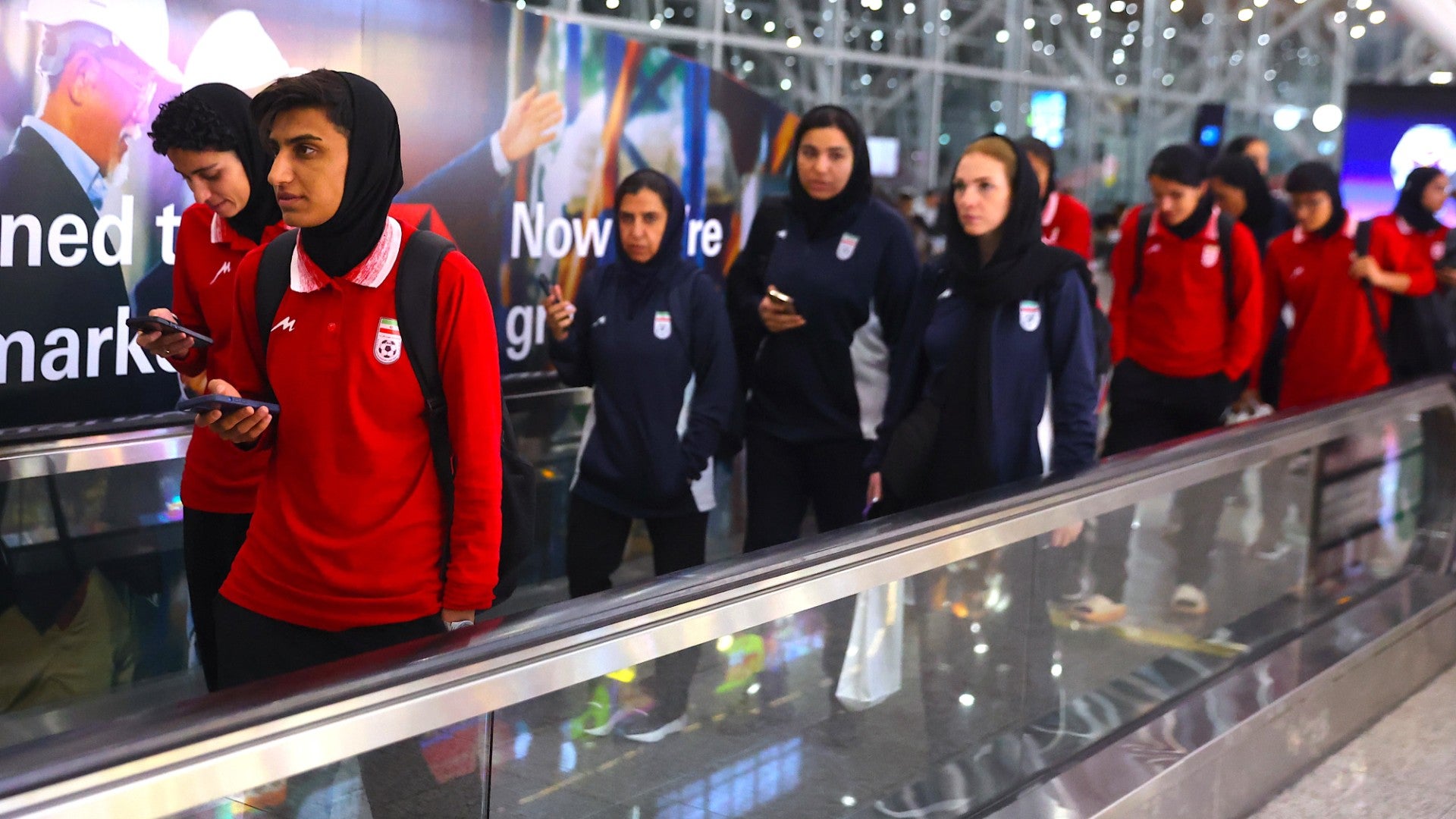 Jugadoras de la Selección femenina de Irán en Malasia | Foto: EFE