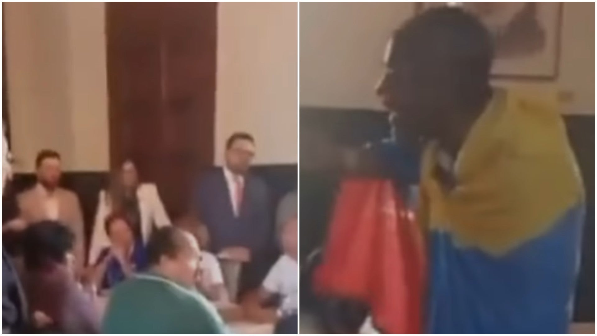 Diputados de la ilegítima Asamblea Nacional de Venezuela / Dirigente sindicalista - Fotos: X