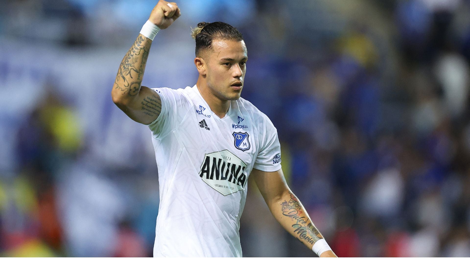 Leonardo Castro, delantero de Millonarios - Foto: AFP