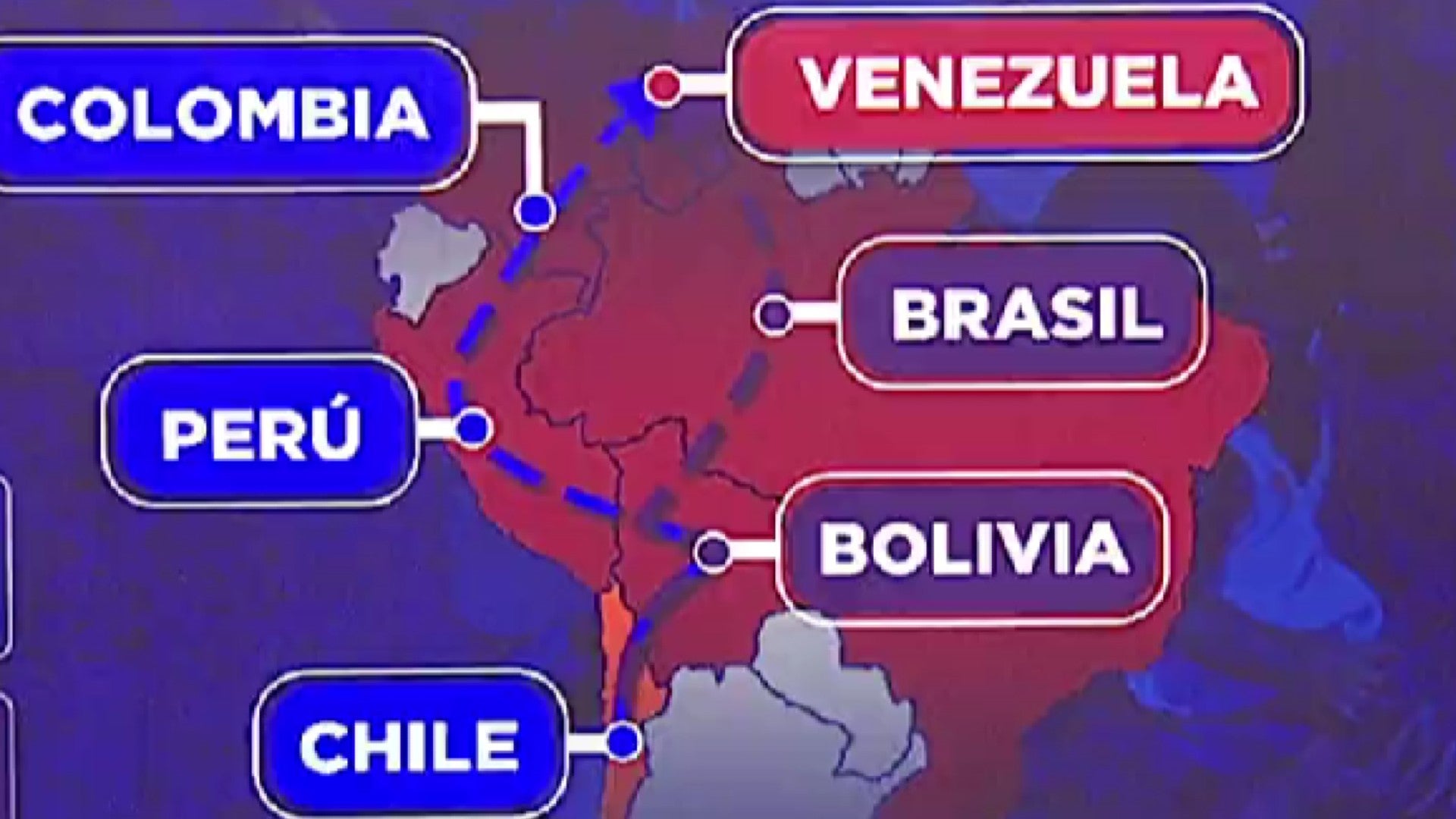 Plan fronterizo en la región contra la migración ilegal / FOTO: Captura de pantalla