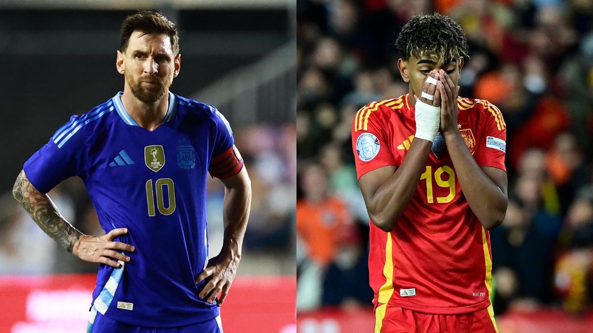 Lionel Messi - Lamine Yamal (AFP)