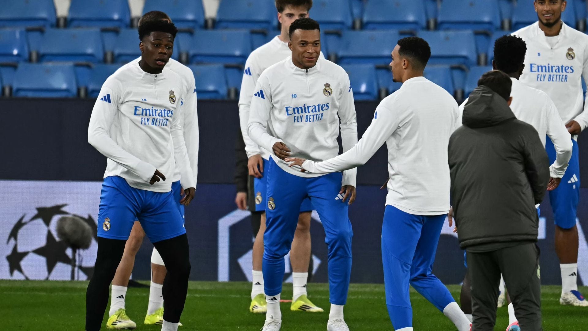 Kylian Mbappé en entrenamientos con el Real Madrid - Foto: AFP