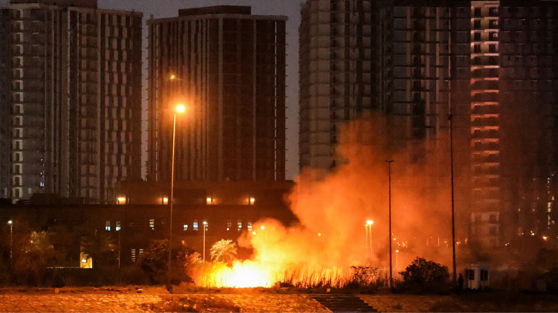 Reportan nuevo ataque a Embajada de Estados Unidos en Bagdad, Irak - AFP