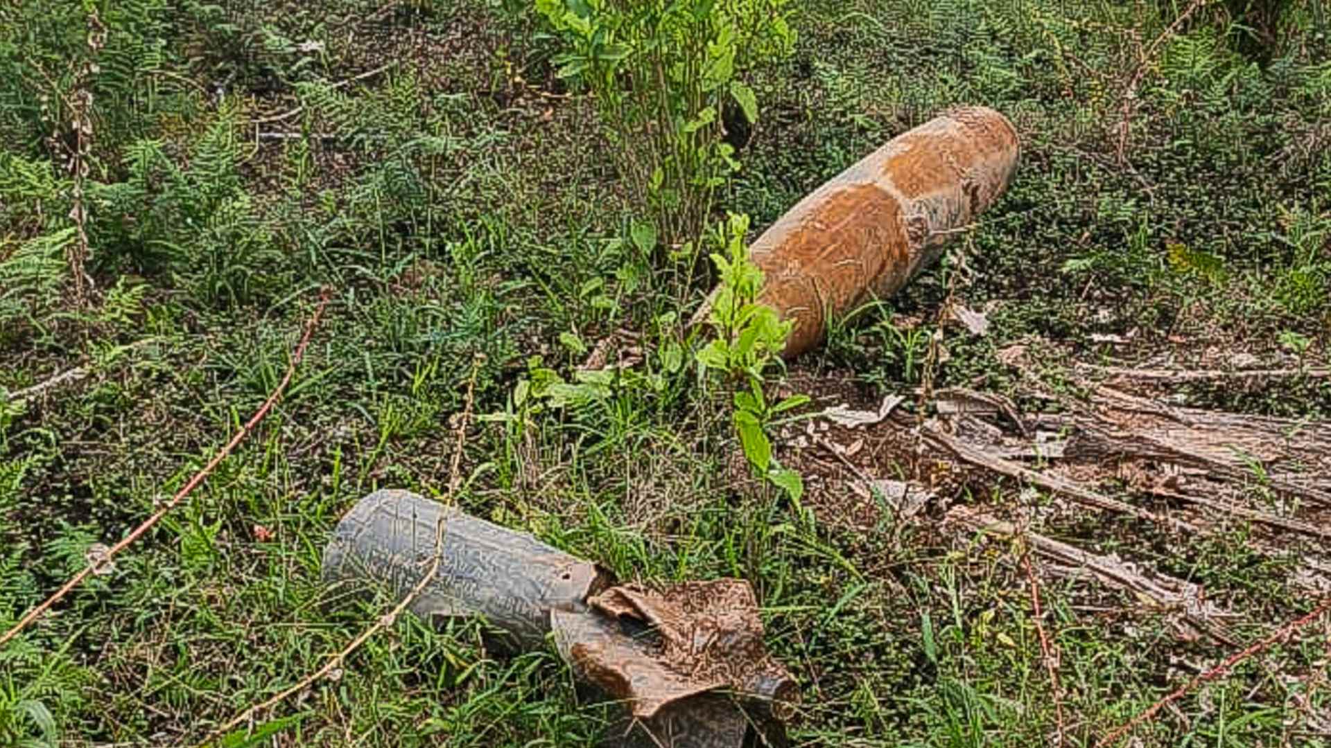Bomba hallada por Colombia - AFP