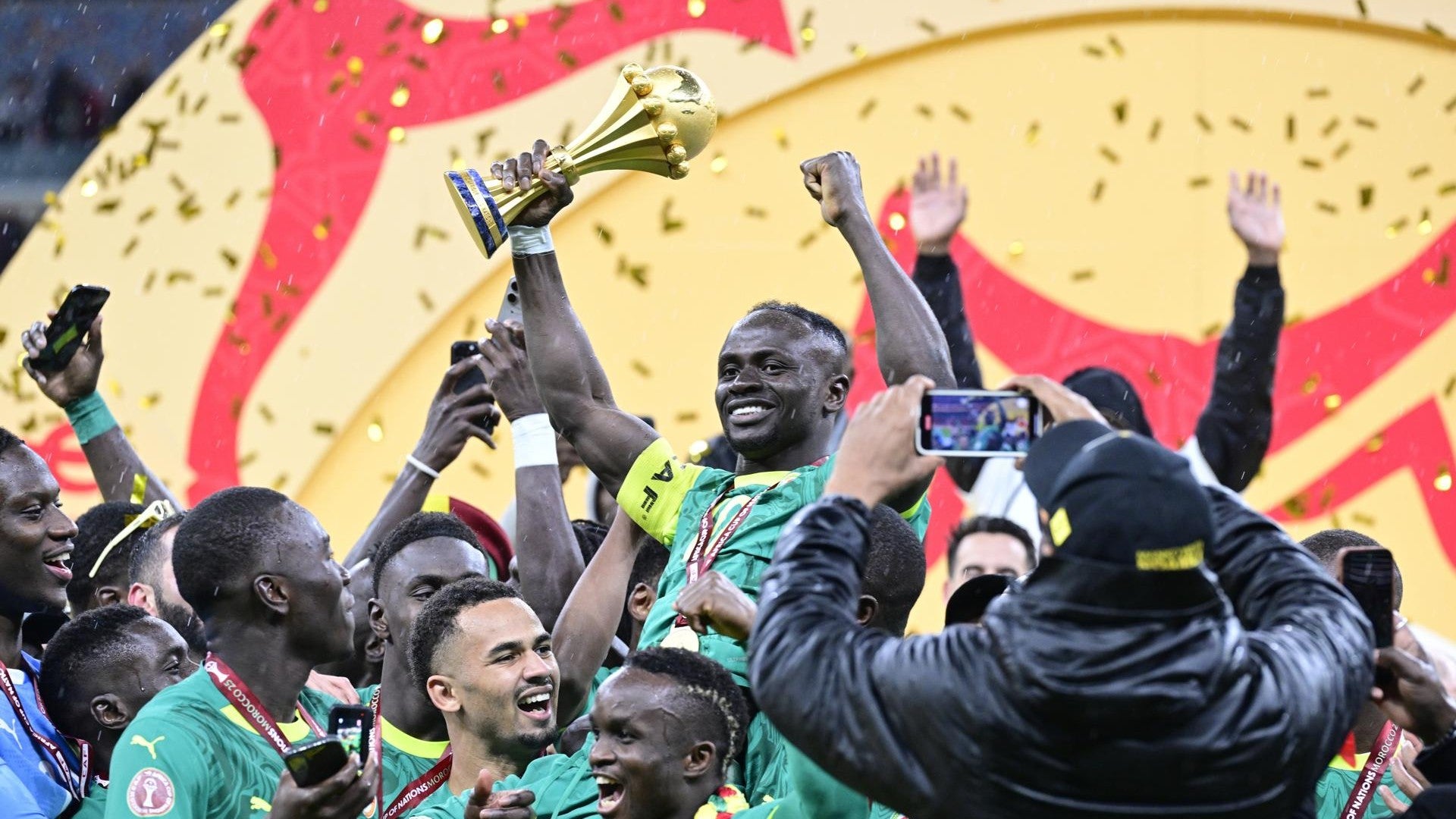 Senegal celebra ser campeón de la Copa Africana de Naciones - Foto. EFE