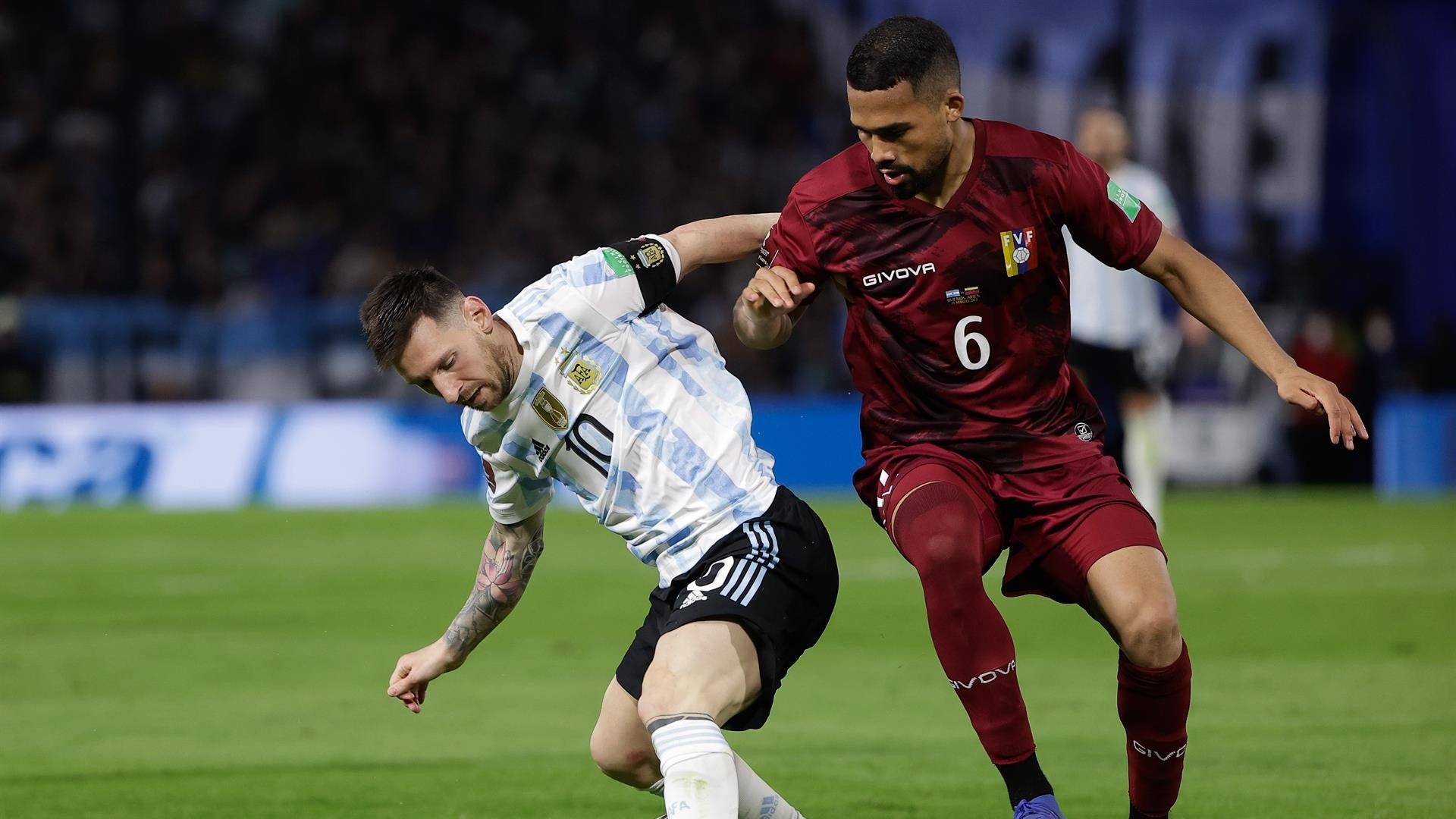 Argentina ante Venezuela en las Eliminatorias al Mundial Qatar 2022 - Foto: EFE