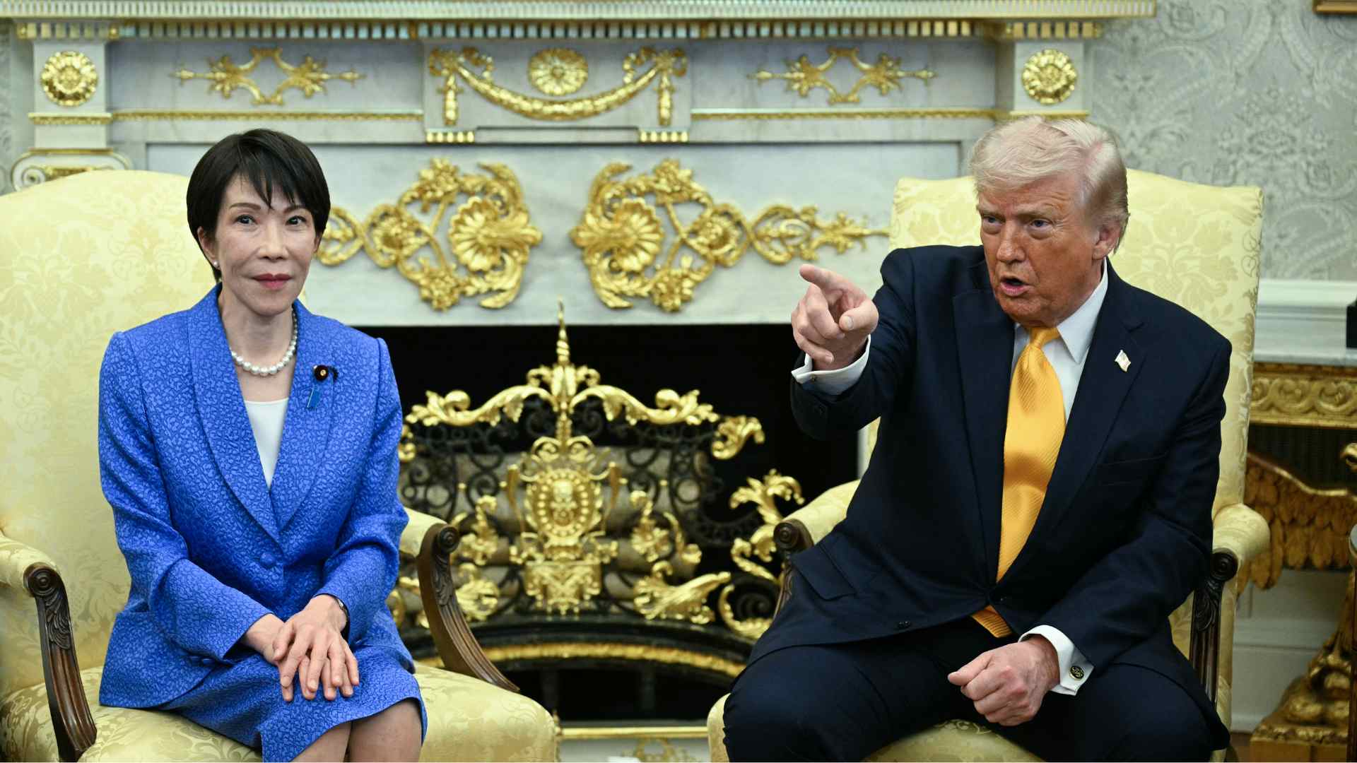 Sanae Takaichi y Donald Trump - AFP