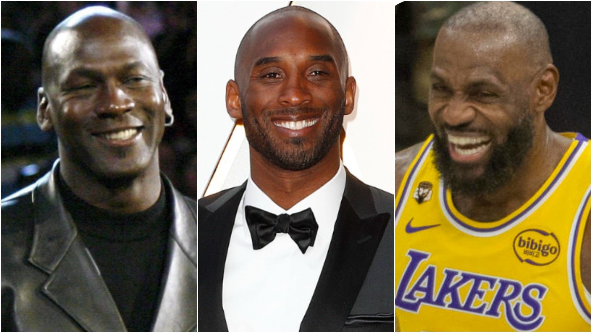 Michael Jordan, Kobe Bryant, LeBron James, estrellas de la NBA - Fotos de referencia: EFE