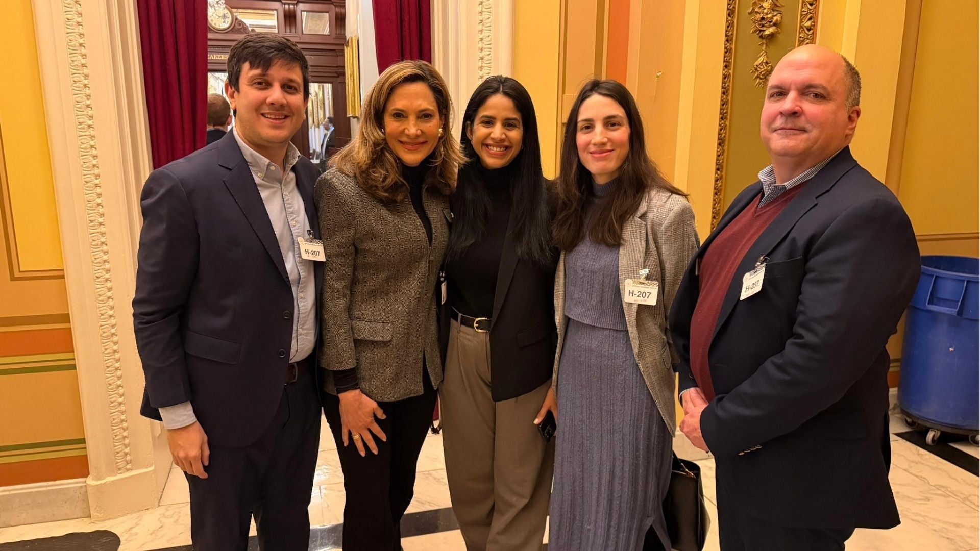 Jesús Armas y Sairam Rivas sostuvieron encuentros clave con legisladores en Washington - Foto María Elvira Salazar