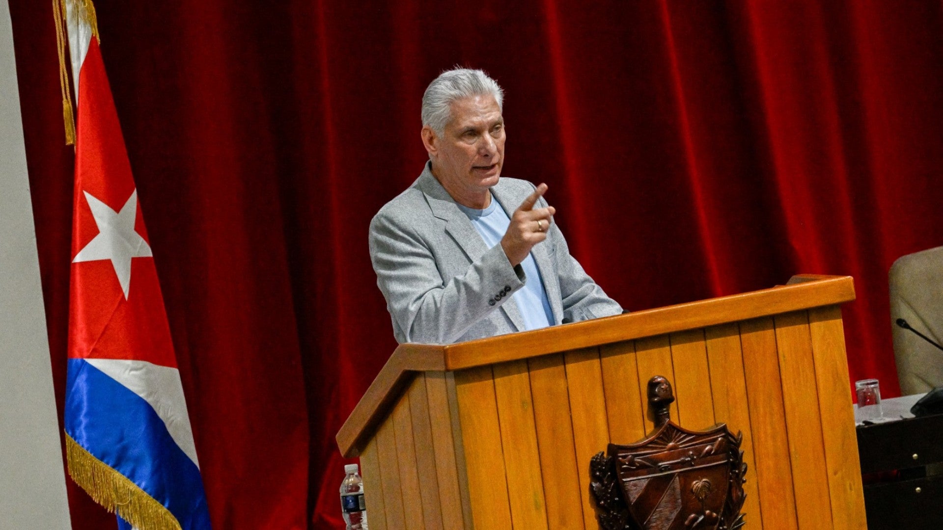 Miguel Díaz-Canel, dictador cubano - Foto: AFP