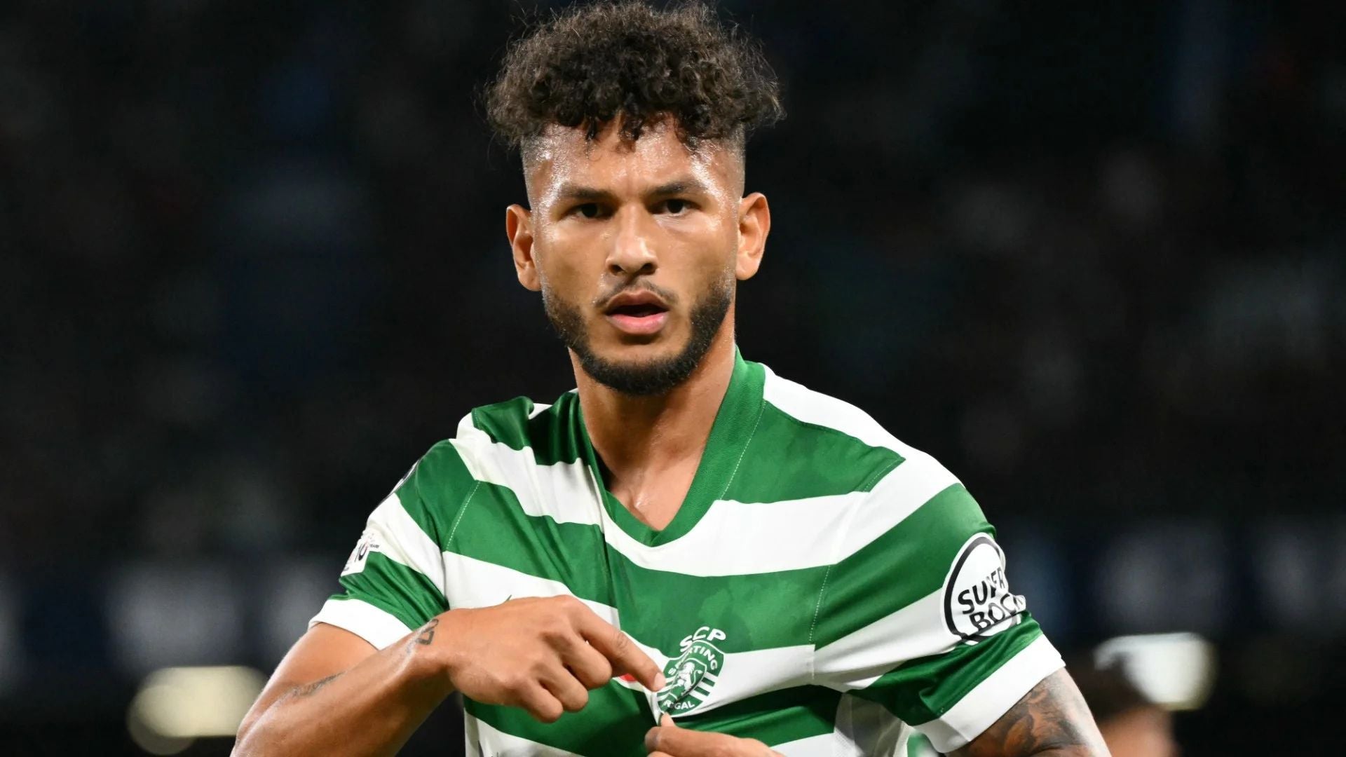 Luis Javier Suárez, delantero del Sporting Lisboa - Foto: AFP