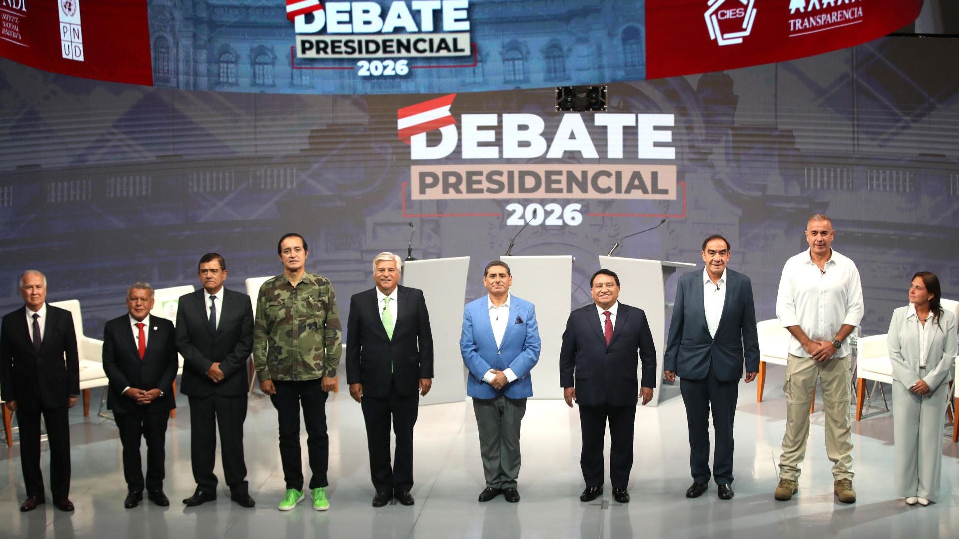 Candidatos presidenciales de Perú - Foto. EFE