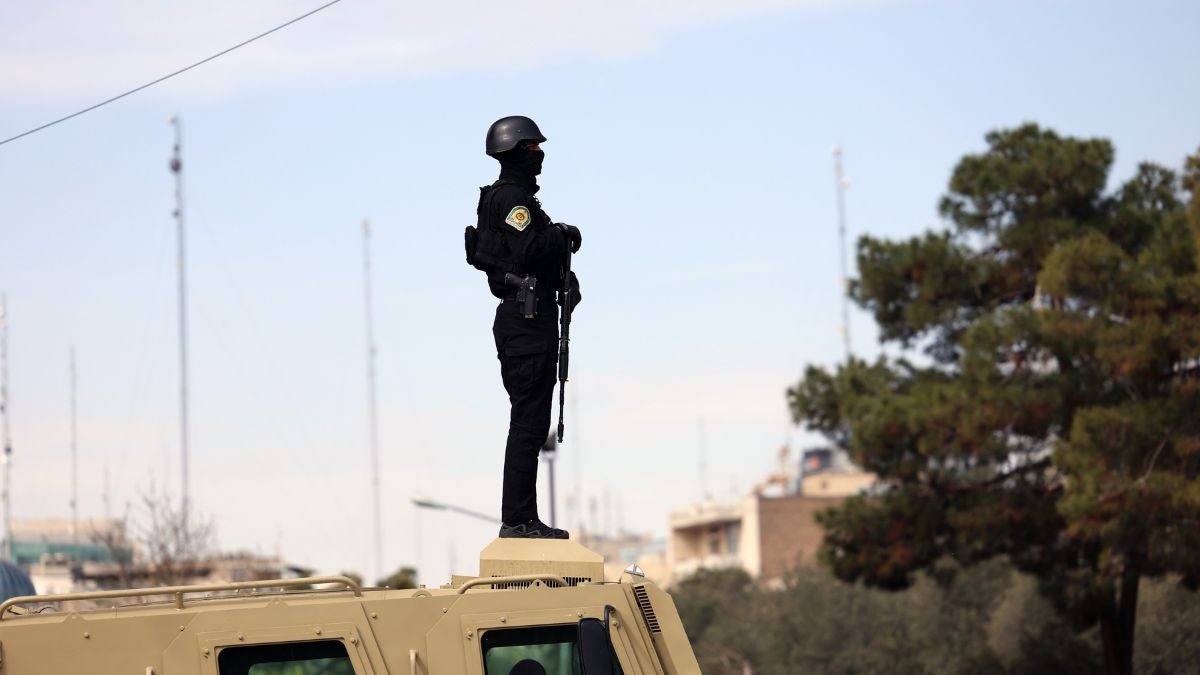 Foto de agente del régimen de Irán (EFE)